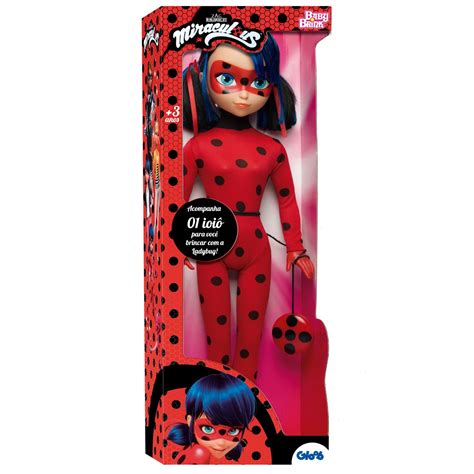 Ladybug Brinquedo - Boneca Ladybug Miraculous 53 cm Brinquedo Articulada - Ri Happy