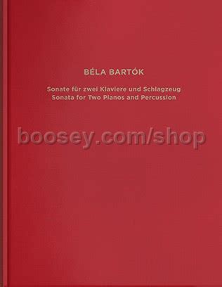 Bartók, Béla - Sonata for Two Pianos and Percussion (Facsimile)