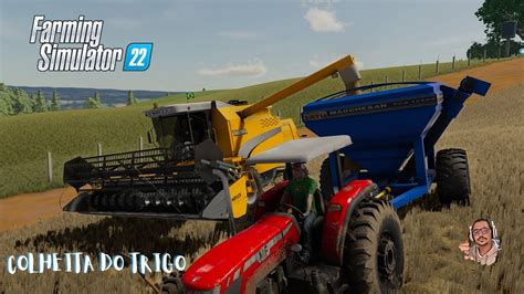 DIA DA COLHEITA DO TRIGO FARMING SIMULATOR 22 YouTube