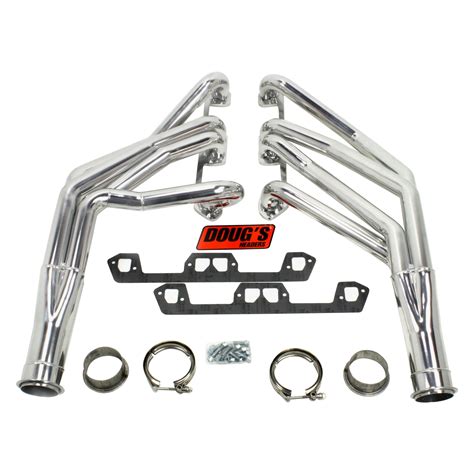 Doug S Headers D Tube Metallic Ceramic Coated Long Tube Exhaust