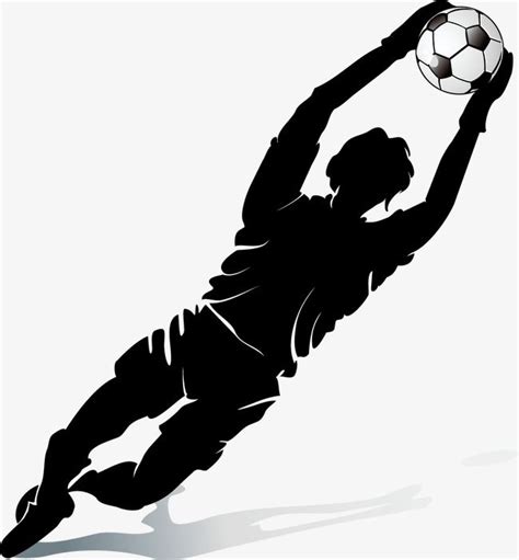 Running Football Player Silhouette PNG Transparent, Football Player ...