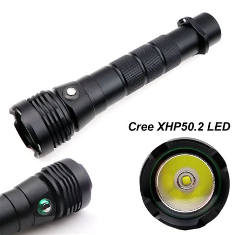 LED Diving Flashlight Underwater Waterproof 80m Tactical Torch XHP70