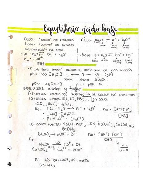 Equilibrio Acido Base Medicoffee Udocz