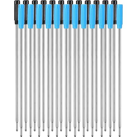 Pieces Replaceable Metal Ballpoint Pen Refills With Spring Smooth