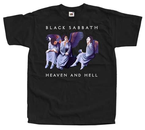 Black Sabbath Heaven And Hell Album Cover T SHIRT DTG S 3XL Newest