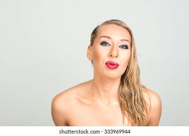 Sexy Nude Blonde Woman Flirting Stock Photo 333969944 Shutterstock