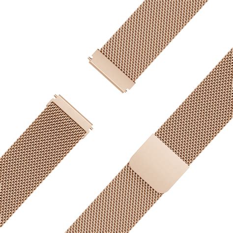 Garmin Lily Milanese Loop Band Ros Goud Smartwatchbanden Nl