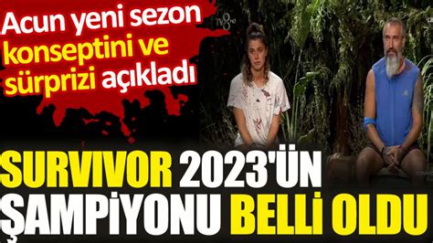 Survivor N Ampiyonu Belli Oldu Acun Dan S Rpriz A Klama Geldi