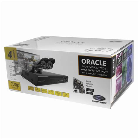 Sumvision Oracle 4 Channel 1TB 2 Camera HD 3 In 1 CCTV Kit Computashack