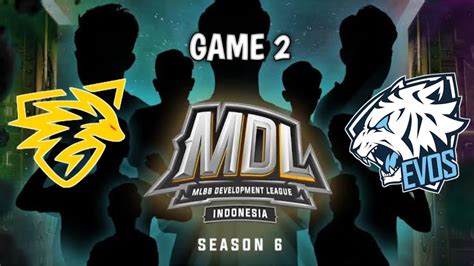 MDL ID S6 DAY 1 WEEK 2 ONIC PRODIGY VS EVOS ICON GAME 2 YouTube