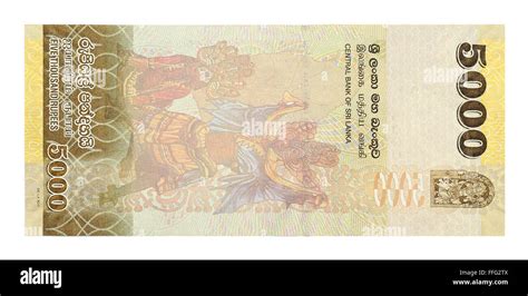 Banknotes 5000 Sri Lankan Rupees Hi Res Stock Photography And Images