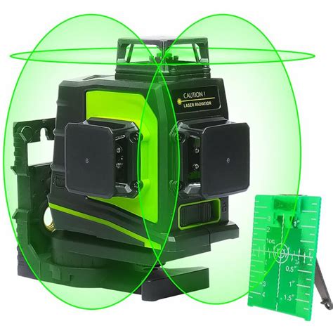 Huepar Niveau Laser Vert à 3x360 Laser Level Auto nivellement