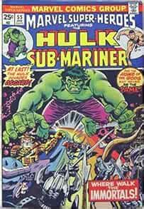 Marvel Super Heroes Featuring The Hulk And Sub Mariner Vol 1 No 55