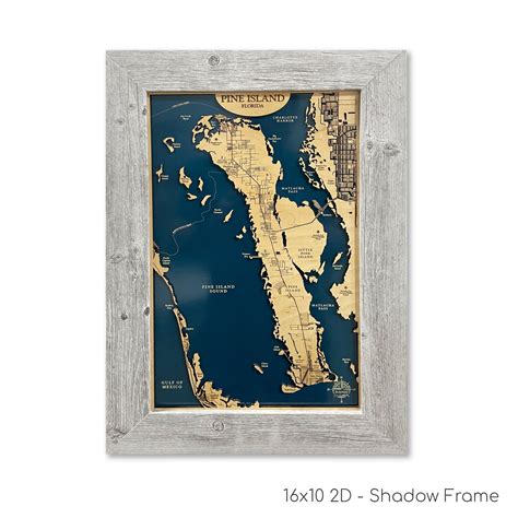 Pine Island Map Pine Island Florida Sanibel Map Captiva - Etsy