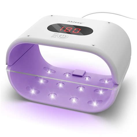 akisey UV Light for Resin, Two-Sided UV Resin Light with Adjustable