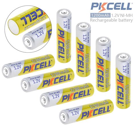 Pcs Pkcell V Mah Aaa Battery Ni Mh Nimh Aaa Rechargeable