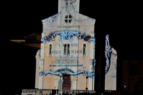 L Hermione Dans Le Son Et Lumi Re Sur L Glise De Port Vendres Autour De