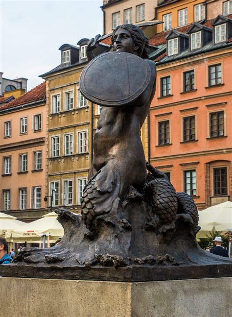 Syrenka Mermaid Statue Warsaw Poland Dsc The Syr Flickr