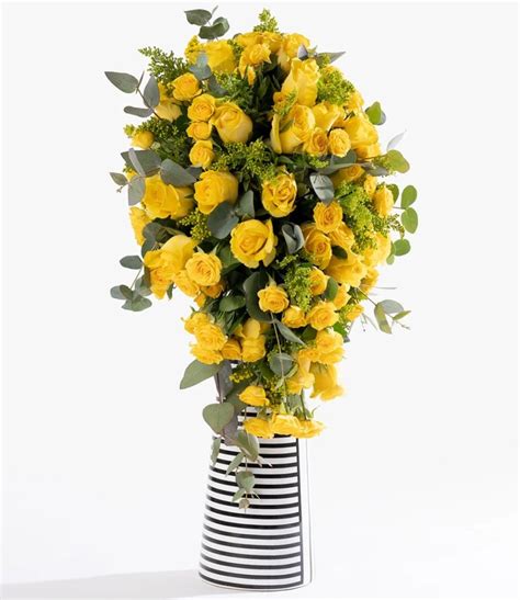 Yellow Roses Arrangement by Forever Rose in Riyadh | Joi Gifts