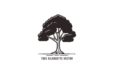 Tree Silhouette Icon Vector Graphic by Gfx_Expert_Team · Creative Fabrica