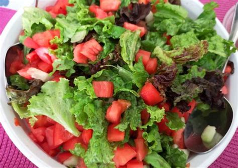 Ensalada De Lechuga Tomate Y Pepino Receta De Karito Wong Cookpad