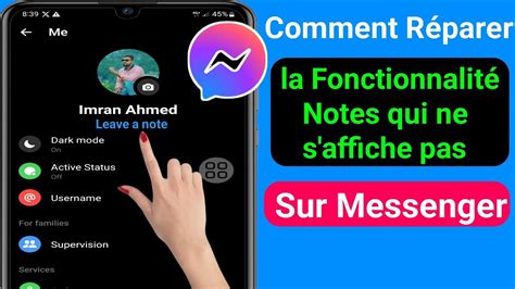 Comment réparer la fonctionnalité Notes qui ne s affiche pas sur