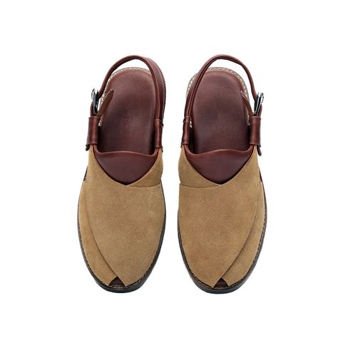 Juan Loco Mens Suede Leather Peshawari Chappal Inland Leather Co