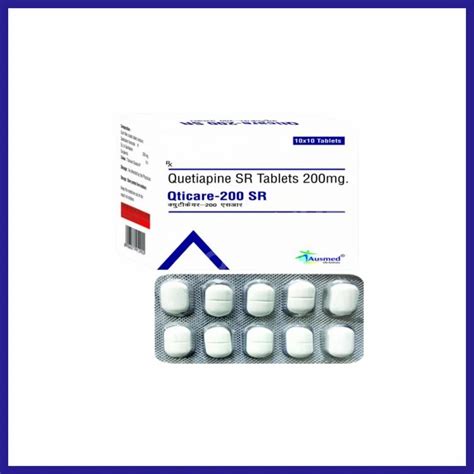 Quetiapine 200 Mg Tablets At Rs 150 Stripe Quetiapine Tablet In