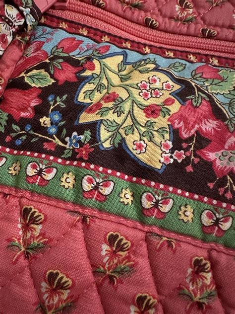 Vera Bradley Pink Pansy Garment Bag Vintage Excelle… Gem