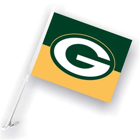 Green Bay Packers 2 Sided Car Flag Nfl Greenbaypackers Nfl Green Bay Nfl Car Green Bay