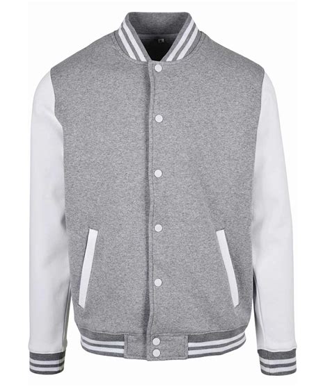 Men S Wool Leather Grey Varsity Jacket Jackets Creator