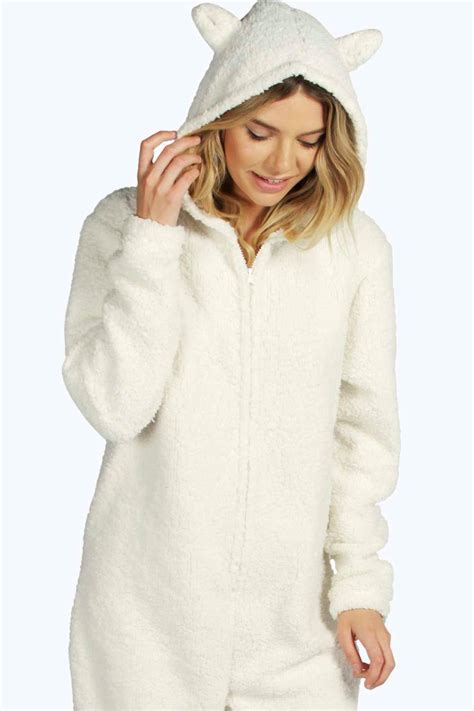 Boohoo Womens Shelly Teddy Bear Onesie Ebay