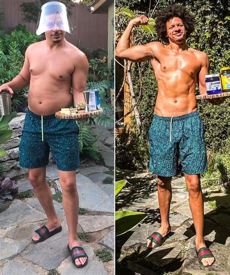 Comedian Eric Andr Shows Off Lb Weight Loss Ripped Abs Pic