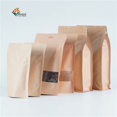 China Custom Ziplock Kraft Paper Tea Packaging Bag Suppliers