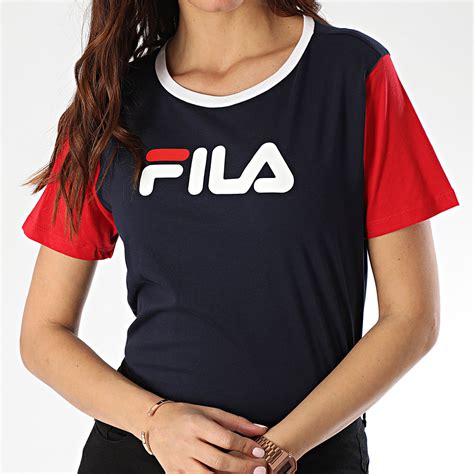 Fila Tee Shirt Femme Salome 687614 Bleu Marine