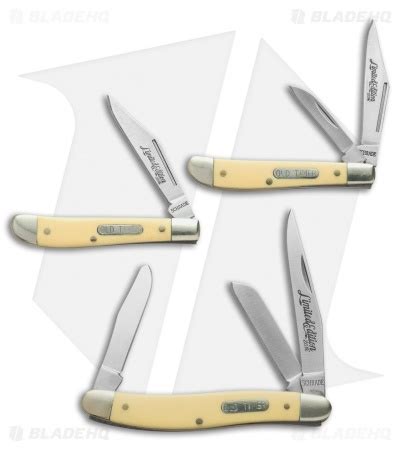 Schrade Old Timer Limited Edition Pocket Knife Gift Set Yellow Set Of