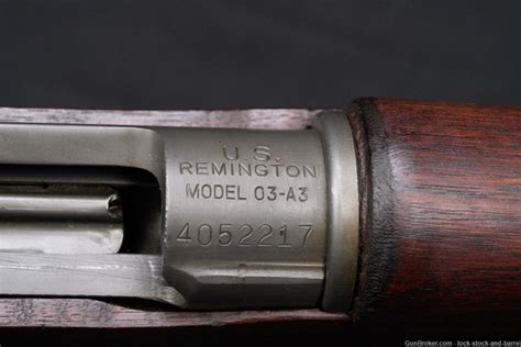 WWII Remington 1903A3 U S 03 A3 30 06 US Bolt Action Rifle CMP 1943 C