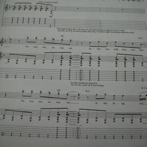 Tesla Five Man Acoustical Jam Original Sheet Music for Guitar - Etsy