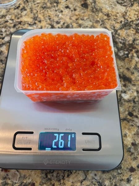 Salmon Roe Ikura Pink 1kg Usa F Wismettac