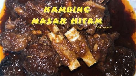 Resepi Kambing Masak Hitam Mamak Rebekah Stout