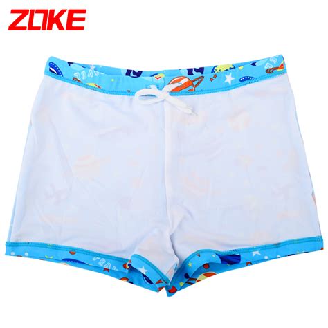 Zoke Zhouke Childrens Swimming Trunks Fashion Cartoon Boys Boxer