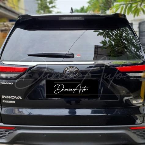 Jual Ready Stock Emblem Logo Black Chrome Toyota Innova Zenix Up