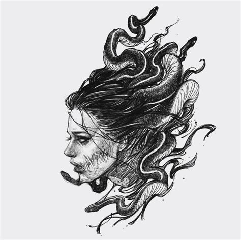 Medusa Kunst Medusa Art Medusa Tattoo Design Tattoo Sketches Tattoo