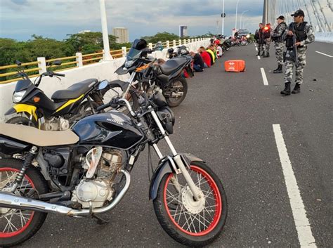 PM Apreende Moto Usada Em Rolezinho Na Ponte Estaiada Em Teresina GP1