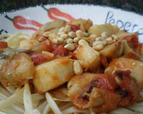 Basil Scallop Linguine With Artichokes Recipe