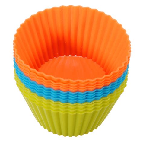 Cupcake Mold Keliwa 12 Cup Silicone Muffin Cupcake Baking Pan Non