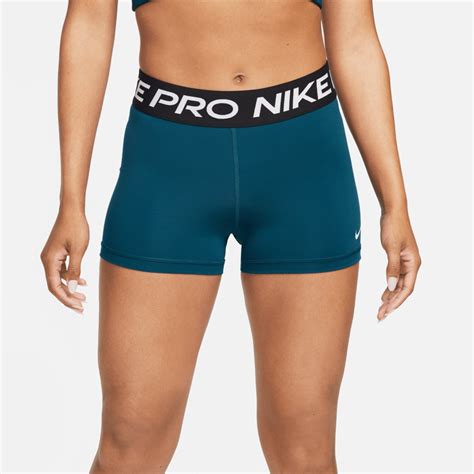 Nike Pro Zielone Spodenki Do Biegania Damskie Spodenki Ubrania