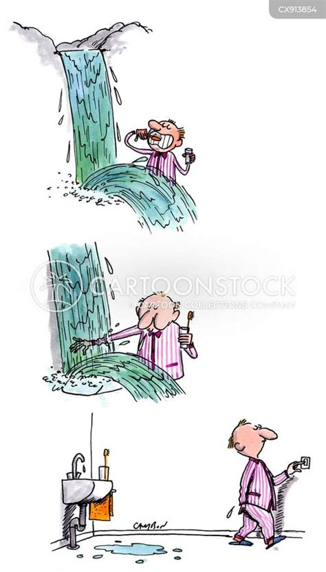 Wasting Water Cartoons and Comics - funny pictures from CartoonStock