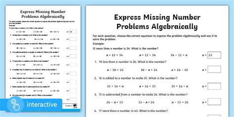 👉 Support White Rose Maths Y6 Solve Simple One Step Equations