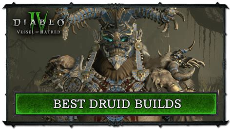 Best Druid Builds For Season Diablo Vessel Of Hatred D Game